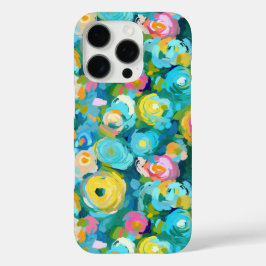 Artisan Painted Floral Pattern farbenfrohe Spaß ih iPhone 16 Pro Hülle