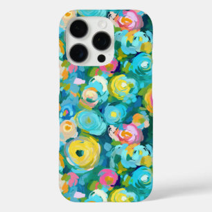 Artisan Painted Floral Pattern farbenfrohe Spaß ih iPhone 16 Pro Hülle