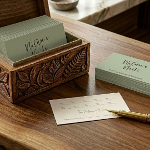 Artisan Sage Nagelstudio Treue-Tracking Visitenkarte