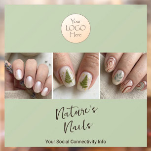 Artisan Sage Restaurations-Boutique-Nagelsalon-Sch Fensteraufkleber