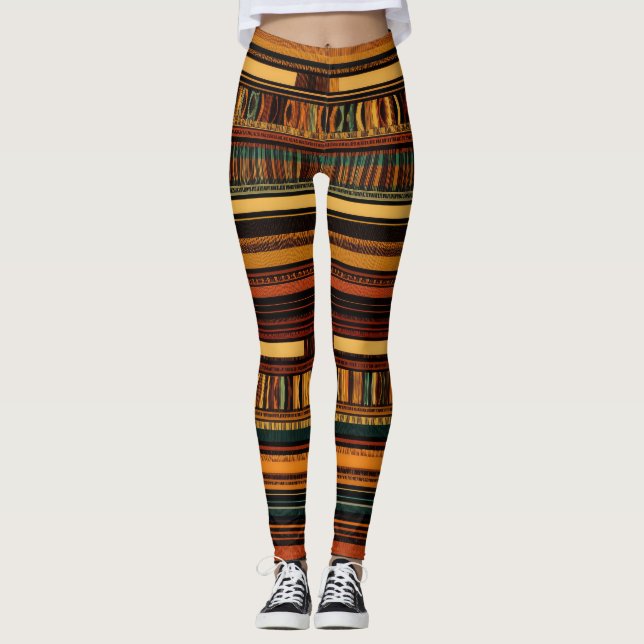 Artisan Tribal Elegance Leggings (Vorderseite)