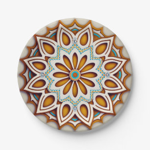 Artisana marokkanisches andalusisches Mosaik Pappteller