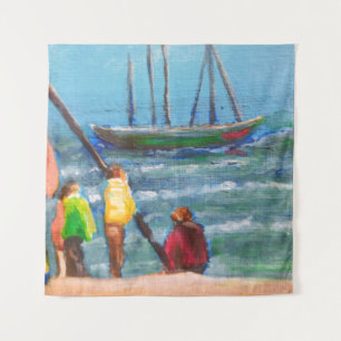 Artisanal Fishermen Wandteppich