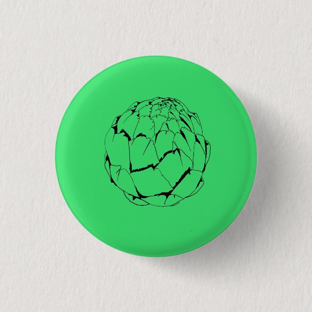 Artischocke Button (Vorderseite)