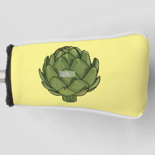 Artischocken Cartoon-Illustration Golf Headcover