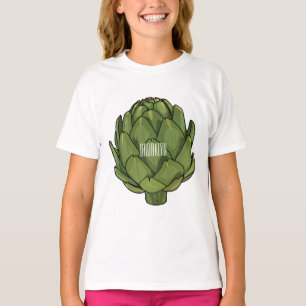 Artischocken Cartoon-Illustration  T-Shirt