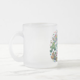 Artischocken Künstler Mattglastasse