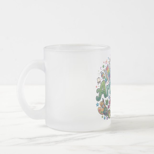 Artischocken Künstler Mattglastasse (Links)
