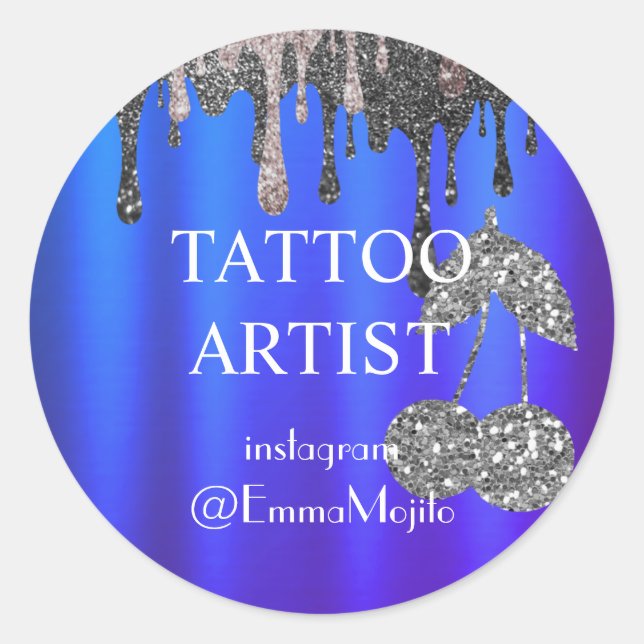 Artist Deal Angebot Classic Runde Classic Ro Runder Aufkleber (Vorderseite)