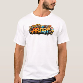 Artist Graffiti Street Art Design T-Shirt