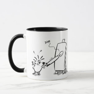 ARTIST MAKES MISTAKE von Jeff Willis Art Tasse