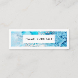 Artist Marbella Aqua Wasserfarbene Mini-Visitenkar Mini Visitenkarte