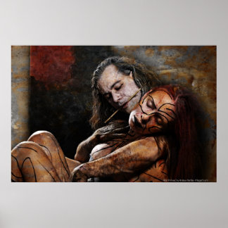 'Artist & Muse' von Andrew Gettler Poster