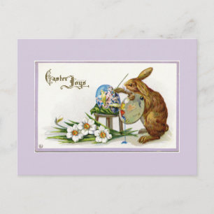 Artist Oster Bunny Lavender Postkarte
