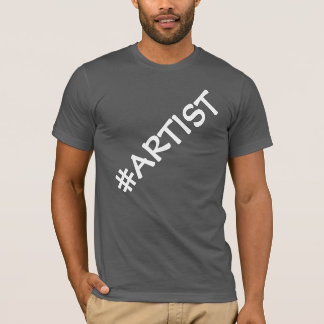 #ARTIST Oversized Letters Men-T - Shirt (Vorderseite)