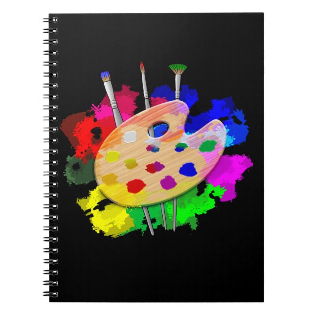 Artist Palette Artist Notizblock (Vorderseite)