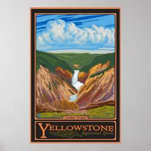 Artist Point - Yellowstone-Nationalpark Poster