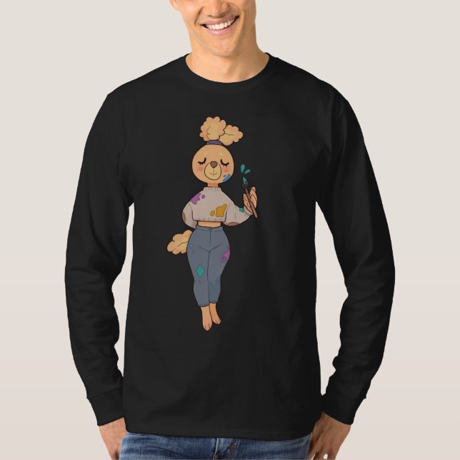 Artist Poodle T-Shirt (Vorderseite)