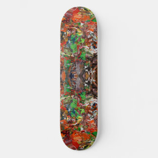 Artist’s Palette: Expressive Paint Stroke Pattern Skateboard