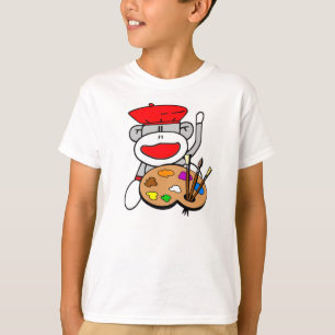Artist Sock Monkey T-Shirt