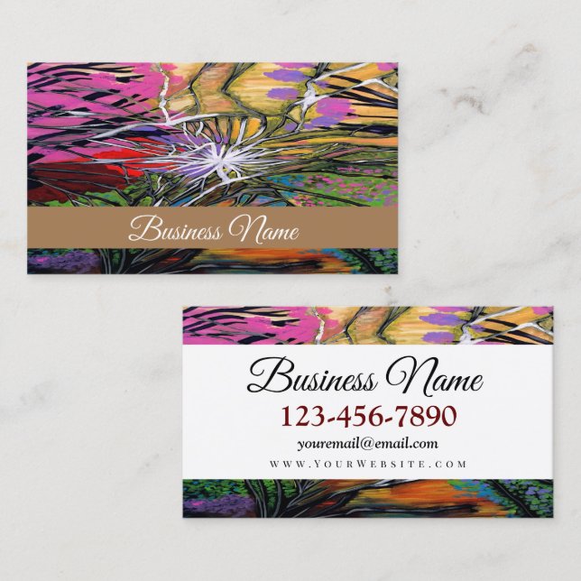 Artist View Visitenkarte (Vorne/Hinten)