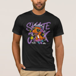 Artist Walk Skate Park Dino T - Shirt (Dark)