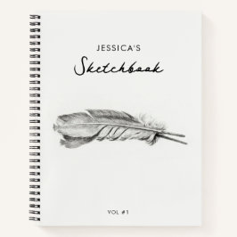 Artist Zeichnend Art Sketchbook Individuelle Name Notizbuch