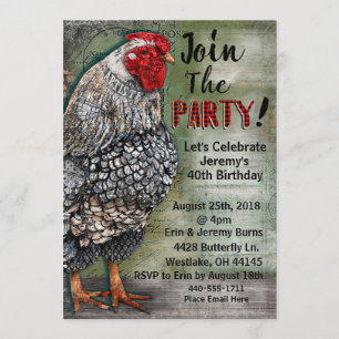 Artiste Hen Party Einladung