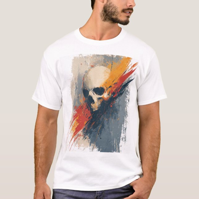 Artistic Abstract Crewneck T-Shirt (Vorderseite)