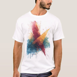 Artistic Abstract Crewneck T-Shirt