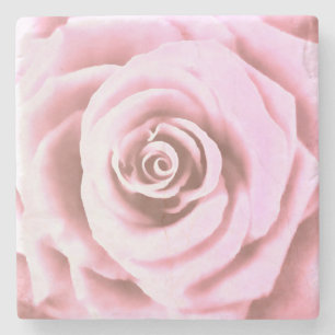 Artistic Big Bale Pink Rose Steinuntersetzer