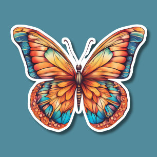 Artistic Butterfly Wasserdicht Aufkleber