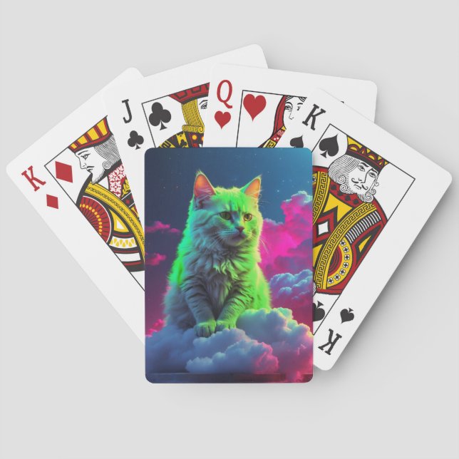 Artistic Cat Poker Cards Spielkarten (Rückseite)