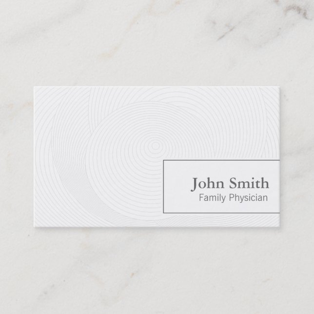 Artistic Circles Family Physical Business Card Visitenkarte (Vorderseite)