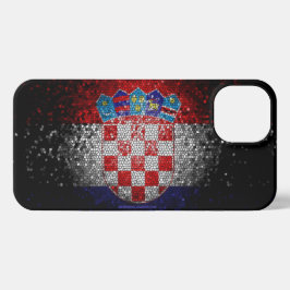 Artistic Croatian Flag iPhone 17 Case | Croatia He iPhone 13 Hülle