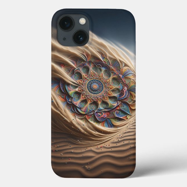 Artistic Desert Wind Floral Phone Case - Vibrant  (Rückseite)