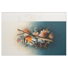 Artistic Fabric Panel Birds Stoff