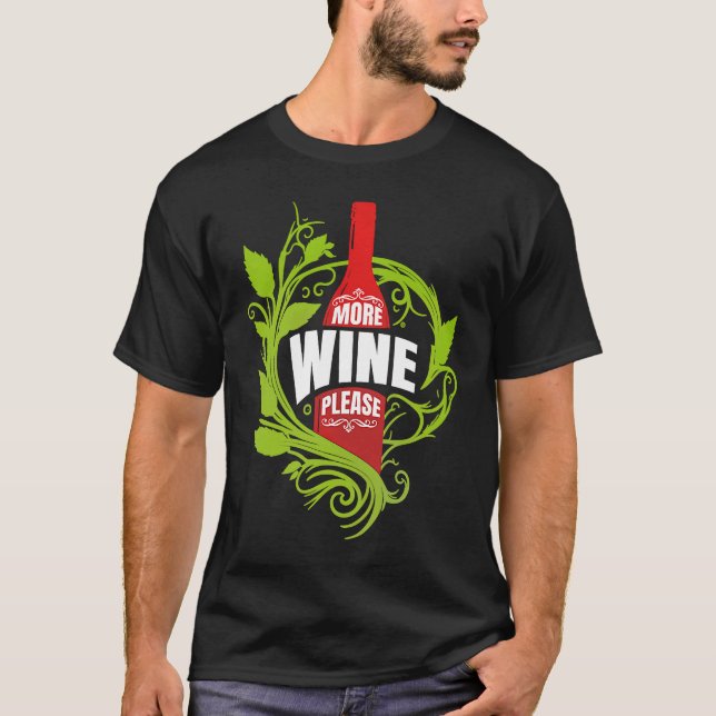 Artistic Gatherings Of Lovable Wine Humorous Quote T-Shirt (Vorderseite)