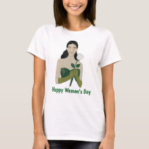 Artistic Green Aesthetic Women’s graphic T-Shirt