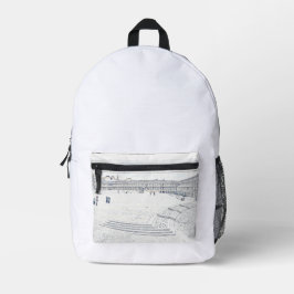 Artistic Halifax Piece Hall Heritage Landmark Bedruckter Rucksack