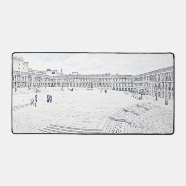 Artistic Halifax Piece Hall Heritage Landmark Schreibtischunterlage (Vorderseite)