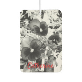 Artistic Monochrome Pansy Florida Nature Foto Autolufterfrischer