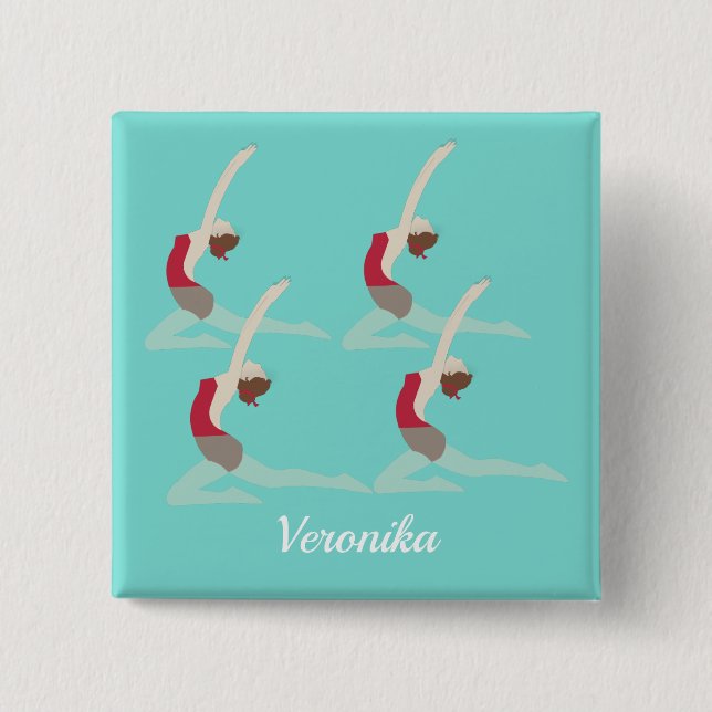 Artistic Swimming Button (Vorderseite)