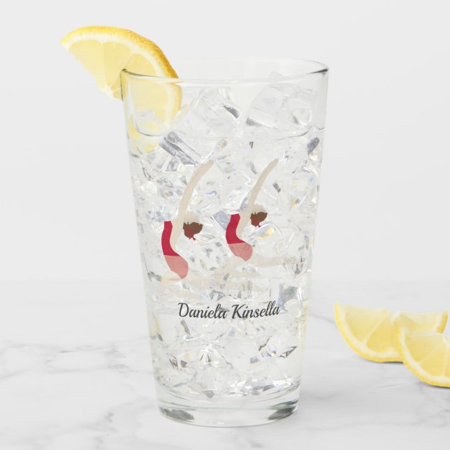 Artistic Swimming Glas (Vorderseite Ice)