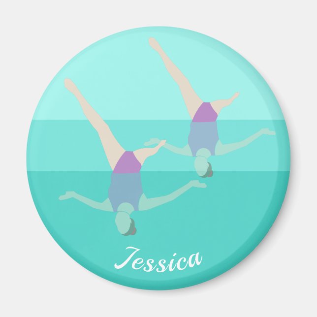 Artistic Swimming Magnet (Vorne)