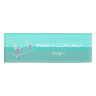 Artistic Swimming Namenschild