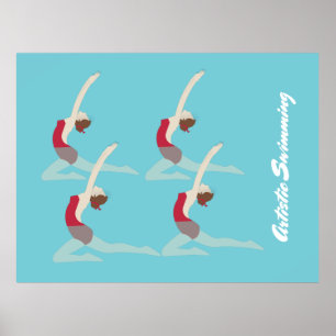 Artistic Swimming Poster