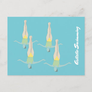 Artistic Swimming Postkarte