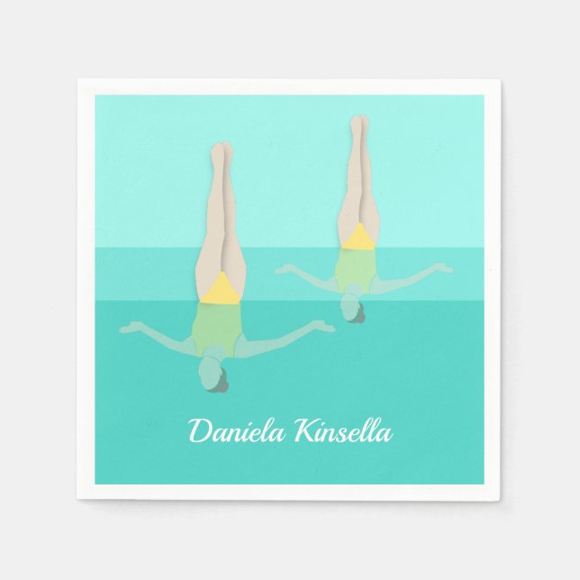 Artistic Swimming Serviette (Vorderseite)
