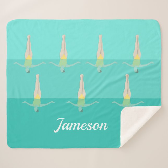 Artistic Swimming Sherpadecke (Vorderseite (Horizontal))